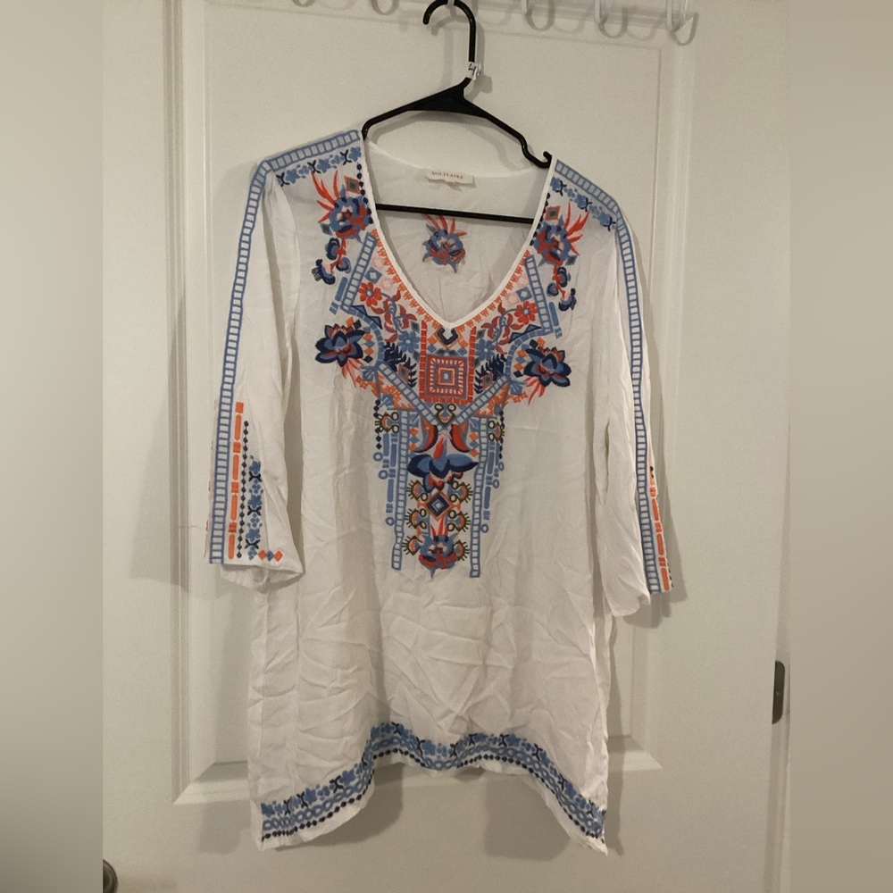 Embodied Boho style women’s top size  size medium